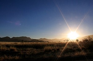 Putzmunter zum Sonnenaufgang