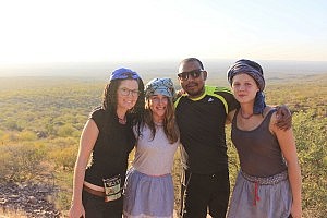 Bei Ruacana an der Grenze zu Angola.