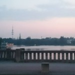 Blick auf die Alster in Hamburg