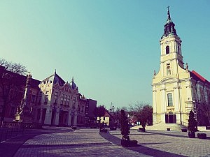 Stadtzentrum in Szekszárd P1030845_