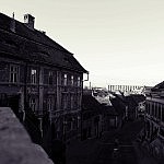 von der hermannstädter Lügenbrücke aus ..