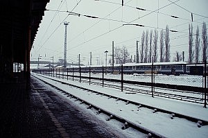 Bahnhof in Pécs