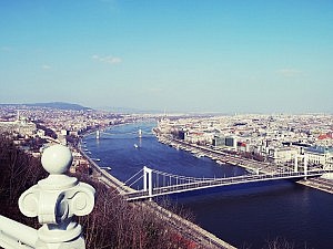 Ausblick vom Gellért-hégy