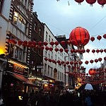 Rote Laternen in Chinatown