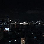 Blick von Hong Kong Island auf Kowloon