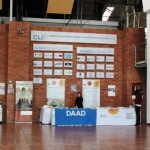 Der DAAD-Stand kurz vor Beginn des Seminars