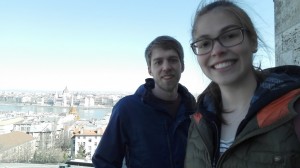 Selfie von der Fischerbastei mit Blick aufs Parlament