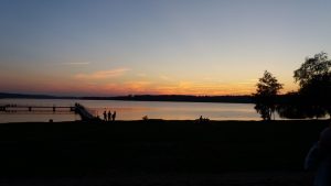 Sonnenuntergang am Werbellinsee