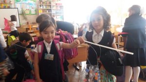 Laternen basteln in der 1. Klasse