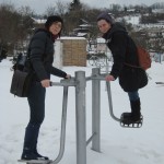 auch im Schnee lässt sich Sport treiben ;-)