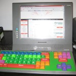 Der Hostel-Computer - ich will auch so eine Tastatur!!! ;-)