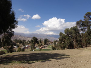 Blick vom Landgut aus