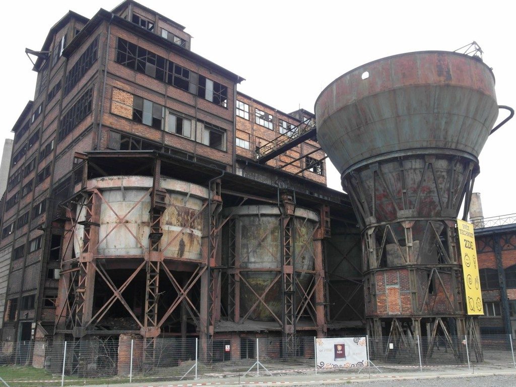 Industrieanlage im Herzen der Stadt