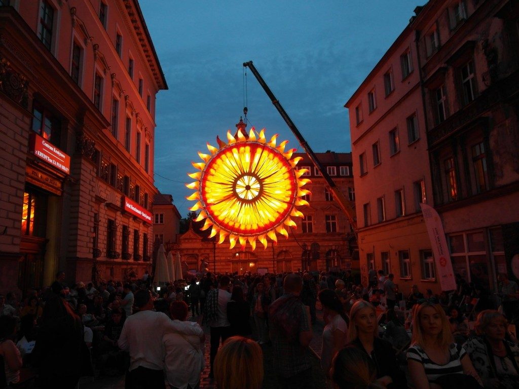 Installation der polnischen Stadt Lublin