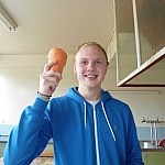 Riesige Möhren haben die hier übrigens! Riesige Möhren haben die hier übrigens!