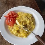 Ein recht flüssiger "Pastel de Choclo"