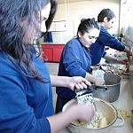 Kartoffeln raspeln Kartoffeln raspeln