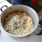 Alles miteinander vermengen