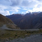 Bergansicht auf der Reise nach Chorog