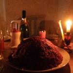 russischer Schichtsalat zu Weihnachten