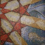 Sowjetisches Mosaik im Restaurant