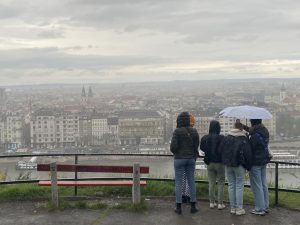 Aussicht auf Budapest vom Gellért-Berg aus