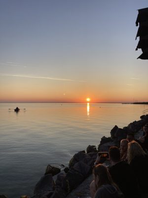 Sonnenaufgang am Balaton Sound