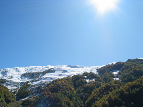 Berge auf dem Weg nach Shatili.
