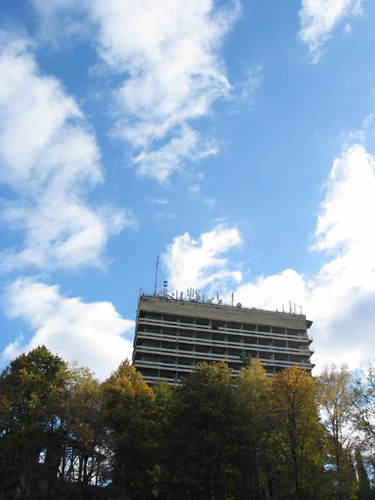 Ein ehemaliges Hotel.