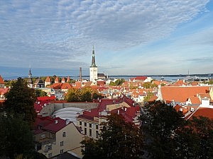 Endlich habe auch ich es geschafft: Das obligatorische-Blick-auf-Tallinn-Foto vom Domberg aus - bei schönem Wetter