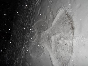 Mindestens einer pro Winter muss sein - mein erster Schneeengel, still und heimlich im Wald von Nõmme kreiert :D