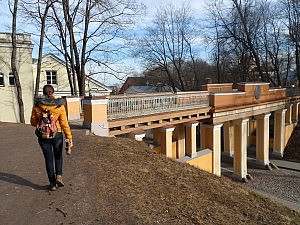 die Engelsbrücke in Tartu: jeder, der zum ersten Mal in die Stadt kommt, muss einmal drüberlaufen, dabei die Luft anhalten und sich etwas wünschen...