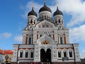 Newsky-Kathedrale, die größte orthodoxe Kathedrale in Tallinn