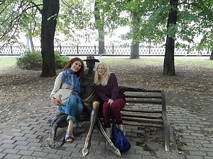 mit Katya kurz nach meiner Ankunft :)