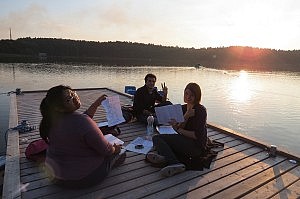 Fleißig am Polnisch-Vokabeln lernen! :)