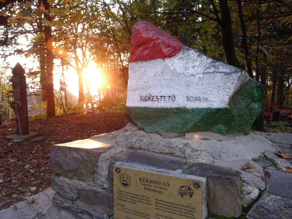 Sonnenuntergang am höchsten Punkt Ungarns - 1014 m