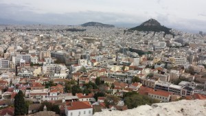 Aussicht von der Akropolis