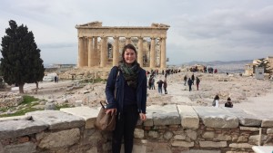 Ich vor dem Parthenon. Zum Glück machen Chinesen so gerne Fotos