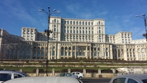 Das Parlament in Bukarest