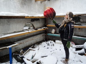 In einem verlassenen Haus...