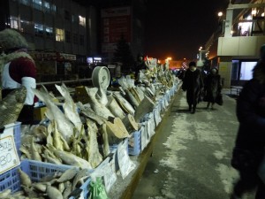 Wenn es so kalt ist, dass der Fisch keine Kühlung mehr braucht