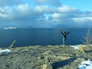 Ich und der riesige See