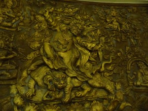 Eine buddhistische Gottheit