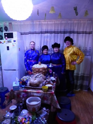 Stephan, Zaza, ihre Mutter und ich