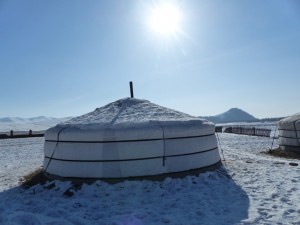Draußen kalt, innen warm: die mongolische Jurte