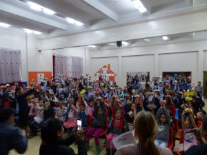 Und dann die Körbe zum Himmel :)