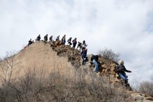 Wandern auf der chinesischen Mauer