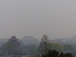 Smog in Peking hatten wir nur an einem Tag