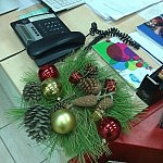 So langsam kommt Weihnachtsstimmung auf - Man, muss aus dem, was zur Verfügung steht, einfach das Beste rausholen! Und die Kerze kommt (hoffentlich!) noch...