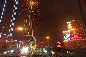 Ein Ausschnitt der zentralen Casino-Meile